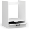 Cucina Lineare 240 Cm Moderna Componibile Bianco Opaco Emma V2