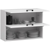 Cucina Lineare 240 Cm Moderna Componibile Bianco Opaco Emma V2