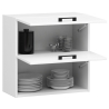Cucina Lineare 240 Cm Moderna Componibile Bianco Opaco Emma V2