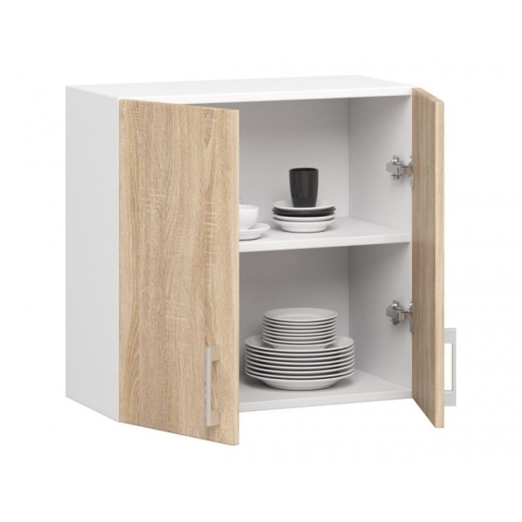 Cucina Lineare 240 Cm Moderna Componibile Rovere Effetto Legno Tania
