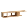 Mobile TV Sospeso 150x24x26 Vani A Giorno Effetto Legno Rovere Pan