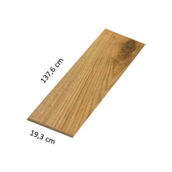 Parquet laminato 7 mm 138 x 19 cm rovere millennium D3530