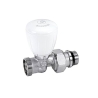 Valvola micrometrica termostatizzabile diritta in ottone R432TG Giacomini serie Giacotech