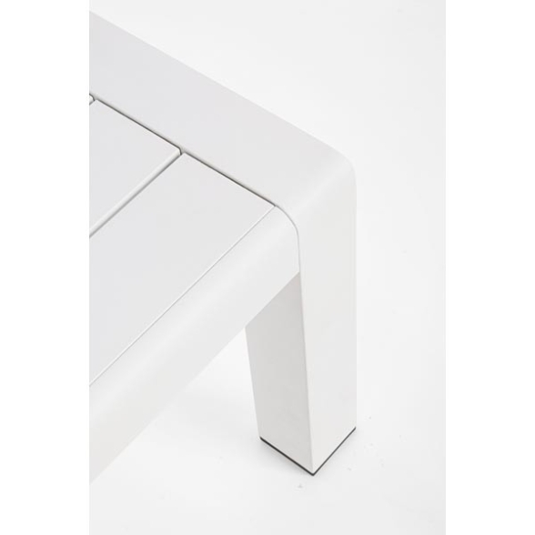 Salotto Angolare Da Esterno In Alluminio Konnor Bianco Bizzotto