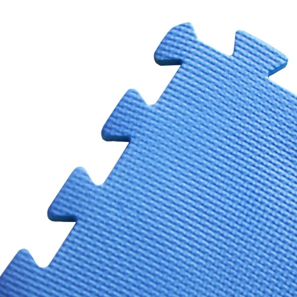 6PZ Tappeto tappetino puzzle morbido per piscina 60X60X0.8 BLU