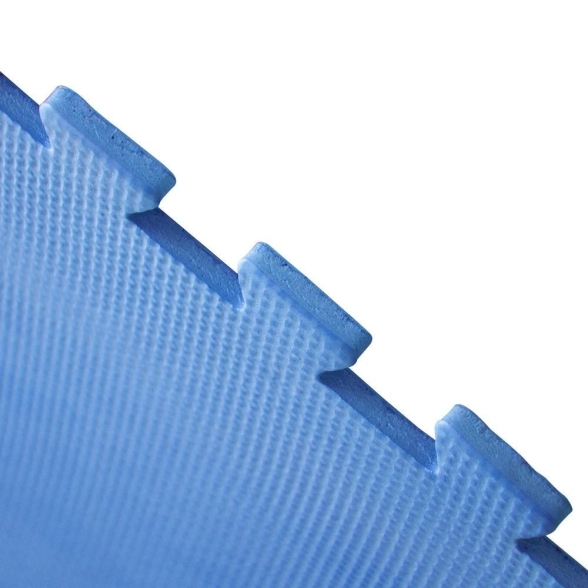 6PZ Tappeto tappetino puzzle morbido per piscina 60X60X0.8 BLU