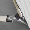Gazebo richiudibile pieghevole 3X2 Bianco in PVC impermeabile