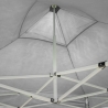Gazebo richiudibile pieghevole 3X3 Bianco in PVC impermeabile