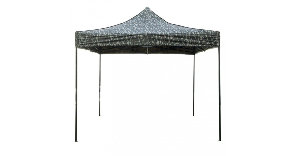 Gazebo Pieghevole 3x3 M Impermeabile - Telo In PVC Oxford 600D, Struttura Acciaio, Bianco