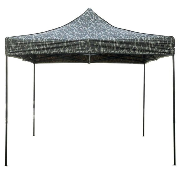 Gazebo richiudibile pieghevole 3X3 Mimetico in PVC impermeabile