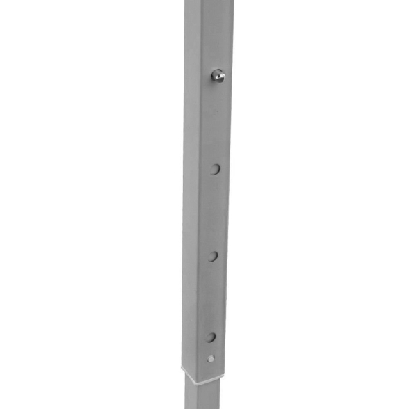 Gazebo richiudibile pieghevole 3X3 Nero ricoperto in PVC impermeabile