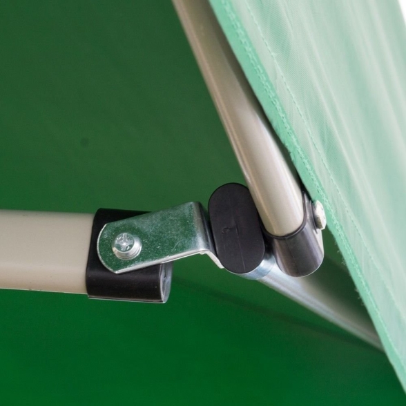 Gazebo richiudibile pieghevole 3X3 Verde ricoperto in PVC impermeabile