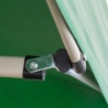 Gazebo richiudibile pieghevole 3X3 Verde ricoperto in PVC impermeabile