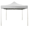Gazebo richiudibile pieghevole 2X2 Bianco in PVC impermeabile