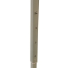 Gazebo richiudibile pieghevole 2X2 Bianco in PVC impermeabile