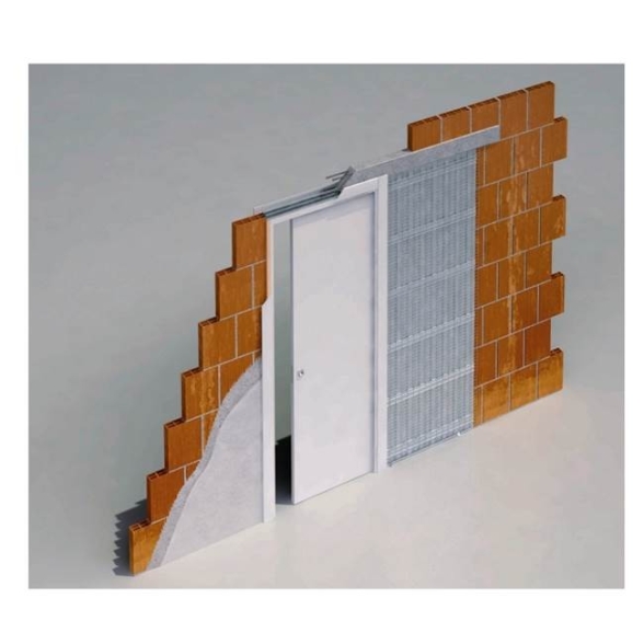 Controtelaio Ermetika Evolution singolo 110 x 210 x 11 cm intonaco (per porte a scomparsa)