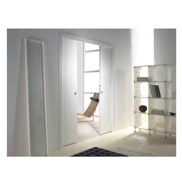 Controtelaio Ermetika Evolution doppio (70+70) x 210 x 11 cm intonaco (per porte a scomparsa)