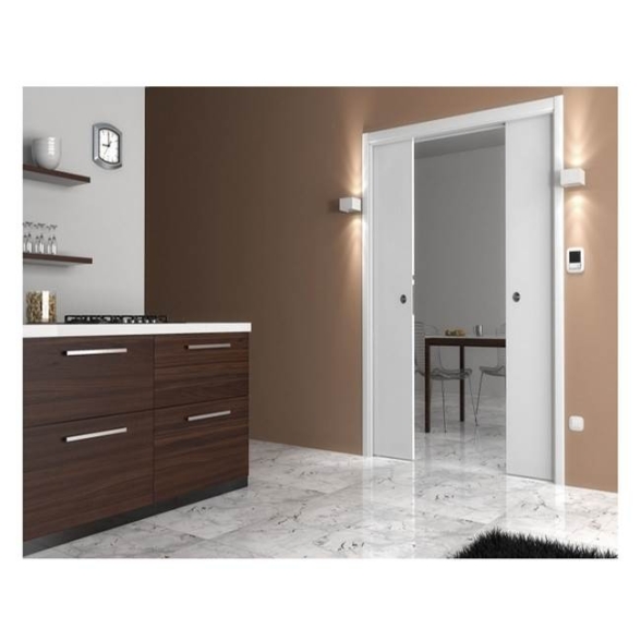 Controtelaio Ermetika Evolution doppio (70+70) x 210 x 11 cm intonaco (per porte a scomparsa)