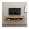 Mobile Porta TV Sospeso 120 Cm Design Moderno Muson Effetto Legno
