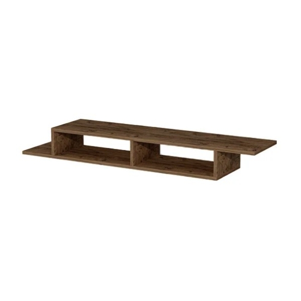 Mobile Porta TV Sospeso 120 Cm Design Moderno Muson Legno Noce