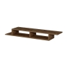 Mobile Porta TV Sospeso 120 Cm Design Moderno Muson Legno Noce