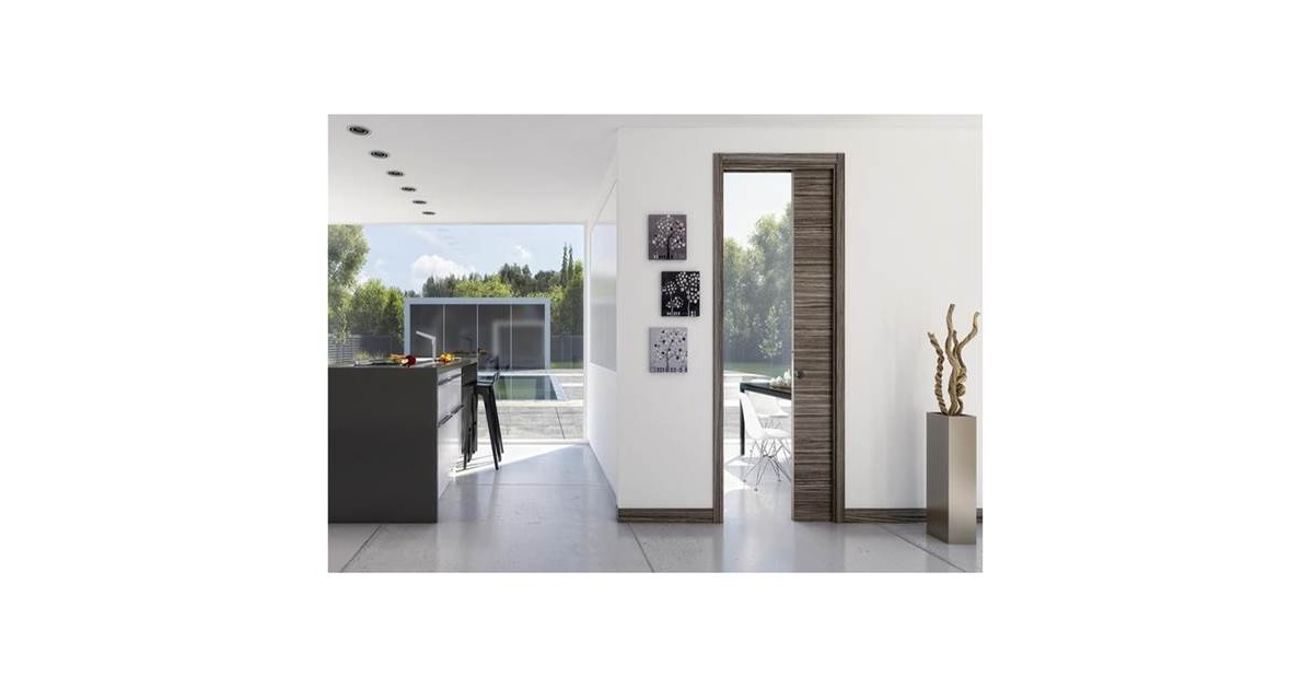 Controtelaio Per Porte A Scomparsa 80x210 Cm - Struttura Zincata Per Pareti Intonacate Made In Italy - Foto 7