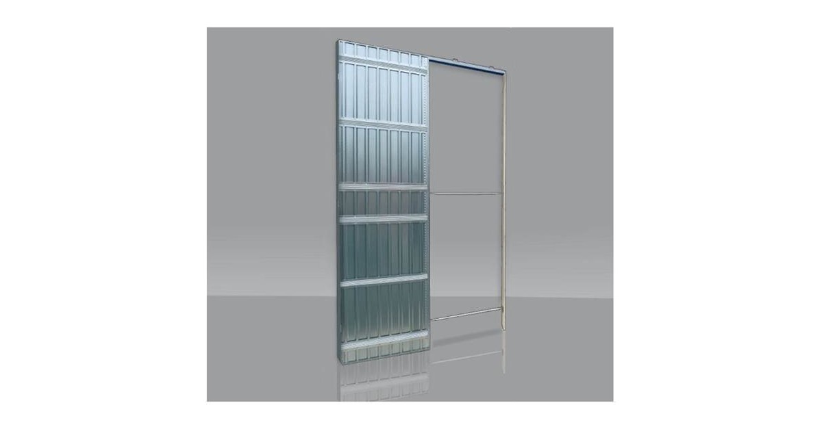 Controtelaio Per Porta A Scomparsa In Cartongesso - Kit 900x2100 Mm Spessore 100 Mm, Syntesis Line - Foto 8