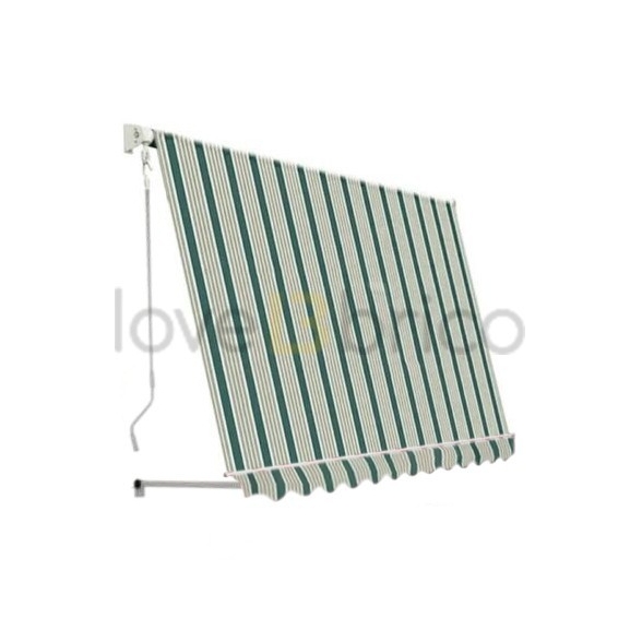 Tenda Da Sole Sangiorgio 200x250 A Caduta Senza Cassonetto Verde A Righe
