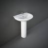 Lavabo 440 x 550 mm con colonna o semicolonna Karla RAK - Lovebrico