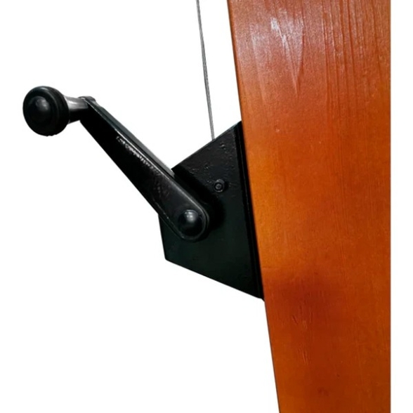 Ombrellone Rettangolare 3x4 Palo In Legno Telo Ecru