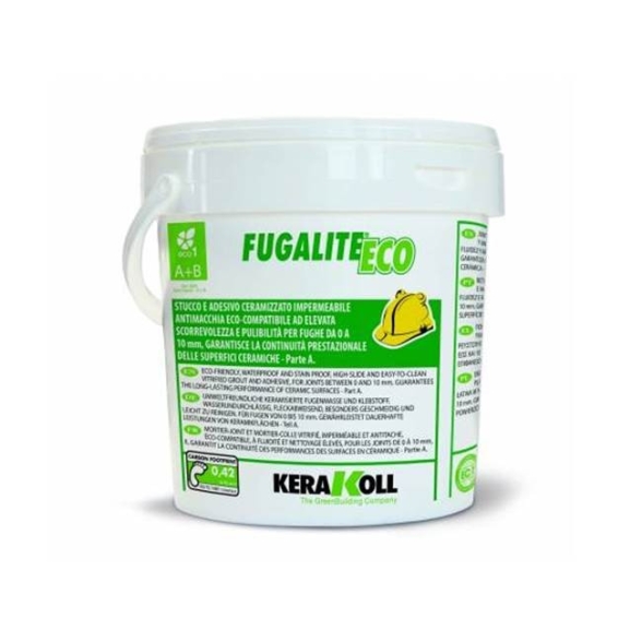 Stucco per fughe Kerakoll Fugalite Eco A+B 3 kg 13101 grigio perla