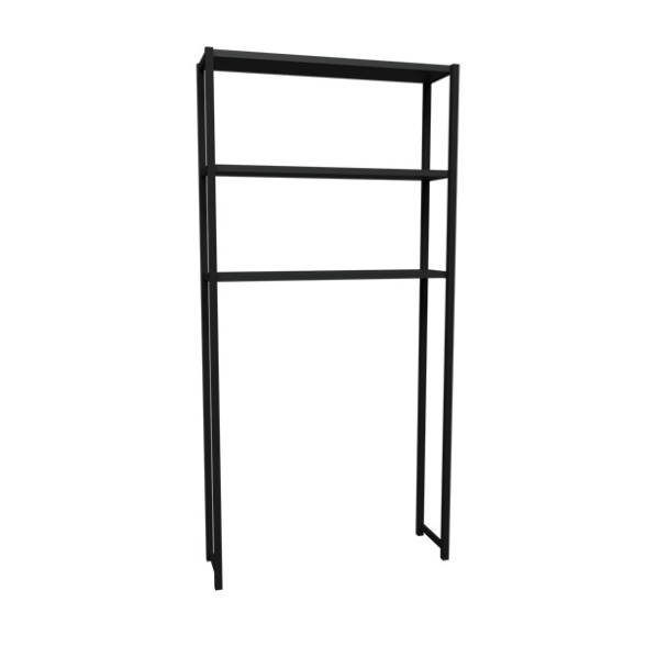 Mobile Coprilavatrice Industrial 70x21x150 Con 3 Ripiani Ida Antracite