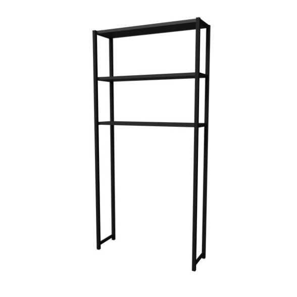 Mobile Coprilavatrice Industrial 70x21x150 Con 3 Ripiani Ida Antracite
