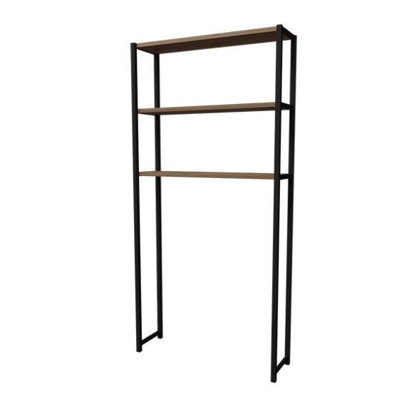 Mobile Coprilavatrice Industrial 70x21x150 Con 3 Ripiani Ida Rovere