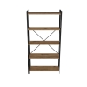 Libreria 5 Ripiani Stile Industrial 88x34x180 Derek Rovere
