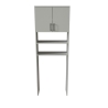 Mobile Coprilavatrice 2 Ante 2 Vani 65x27x185 Window Bianco