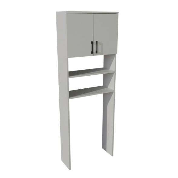 Mobile Coprilavatrice 2 Ante 2 Vani 65x27x185 Window Bianco