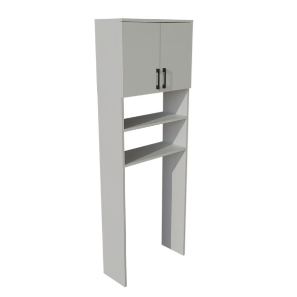 Mobile Coprilavatrice 2 Ante 2 Vani 65x27x185 Window Bianco