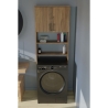Mobile Coprilavatrice 2 Ante 2 Vani 65x27x185 Window Rovere
