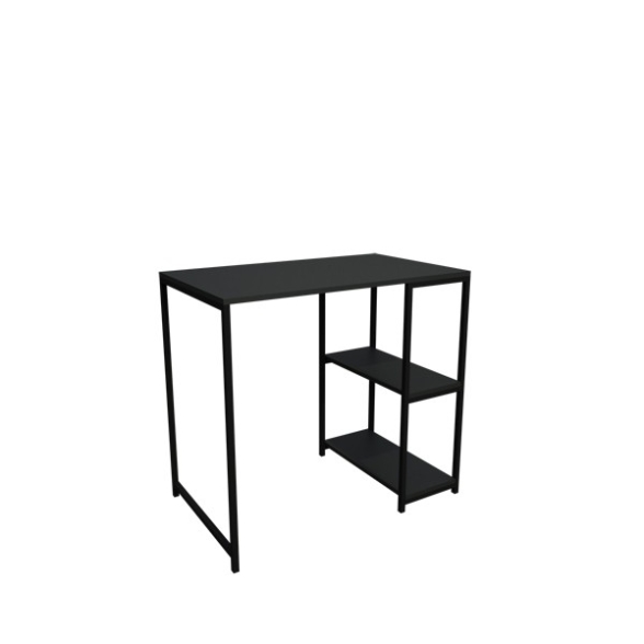 Mobile Coprilavatrice 100x60x90 Con Ripiani Laterali Ida Antracite