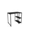 Mobile Coprilavatrice 100x60x90 Con Ripiani Laterali Ida Antracite