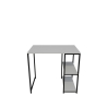 Mobile Coprilavatrice Stile Industrial 100x60x90 Con Ripiani Laterali Ida Bianco