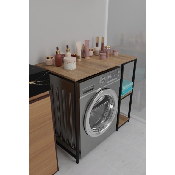 Mobile Coprilavatrice 100x60x90 Con Ripiani Laterali Ida Rovere