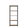 Libreria 5 Ripiani Stile Industrial 60x30x160 Jacob Rovere