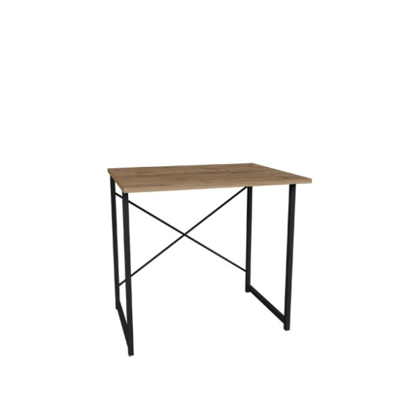 Scrivania Stile Industrial Ferro E Legno 90x60x73 Adam Rovere