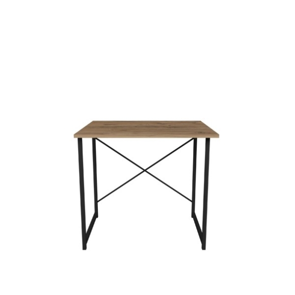 Scrivania Stile Industrial Ferro E Legno 90x60x73 Adam Rovere