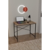 Scrivania Stile Industrial Ferro E Legno 90x60x73 Adam Rovere