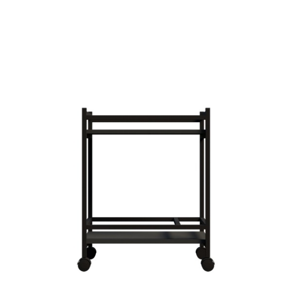 Carrello Portavivande Stile Industrial 60x34x76 Will Antracite