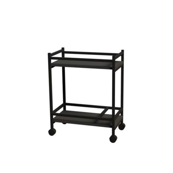 Carrello Portavivande Stile Industrial 60x34x76 Will Antracite