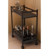Carrello Portavivande Stile Industrial 60x34x76 Will Antracite